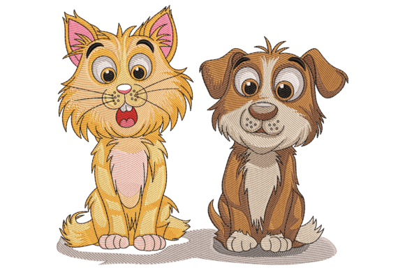 Adorable Cat and Dog Duo Embroidery Review