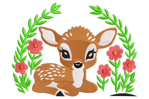 Baby Deer Flower Embroidery Review