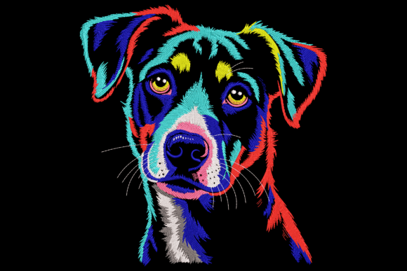 Colorful Dog Portrait Review