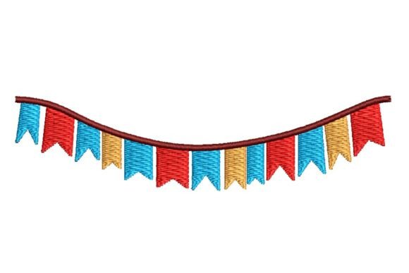 Colorful Flags Embroidery Review