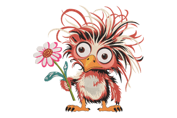 Crazy Chicken with Flower Embroidery Review