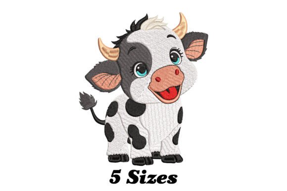 Cute Cow Embroidery Design Review