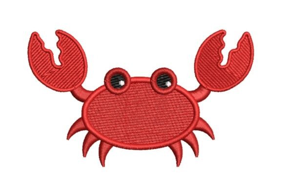 Cute Red Crab Embroidery Design Review
