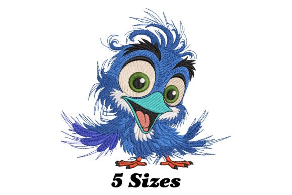 Funny Bird with Big Eyes Embroidery Review