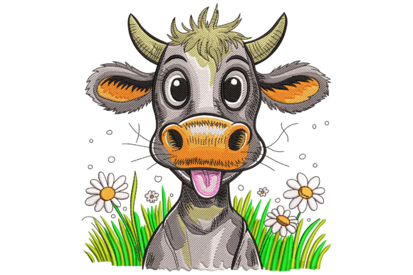 Happy Cow Face Embroidery Review