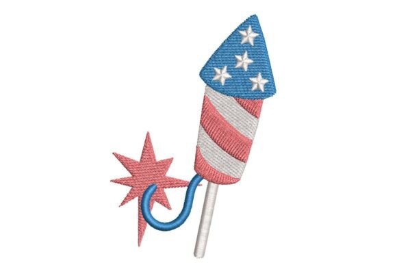 Patriotic Rocket Embroidery Design Review