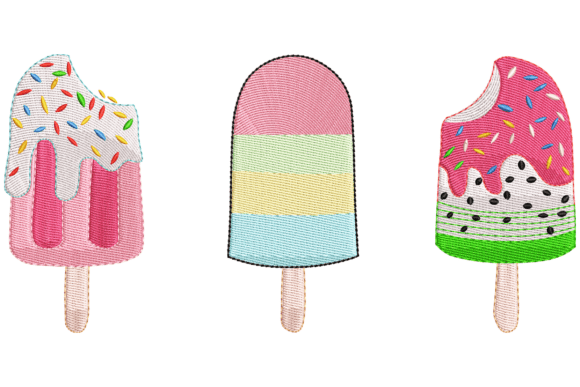 Popsicle Trio Embroidery Review