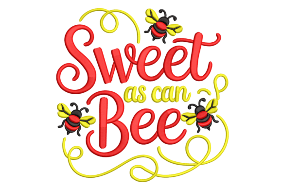 Sweet As Can Bee – Cute Bee Embroidery Review
